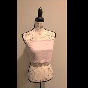 CBR blush suede-like tube top